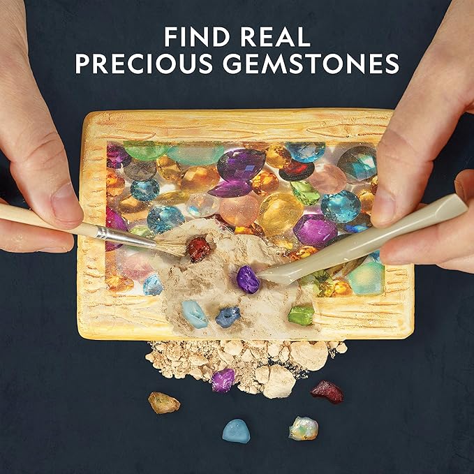 National Geographic Semi-Precious Gemstone Dig Kit for Kids