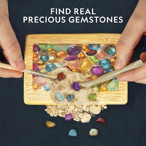 National Geographic Semi-Precious Gemstone Dig Kit for Kids