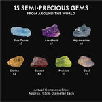National Geographic Semi-Precious Gemstone Dig Kit for Kids