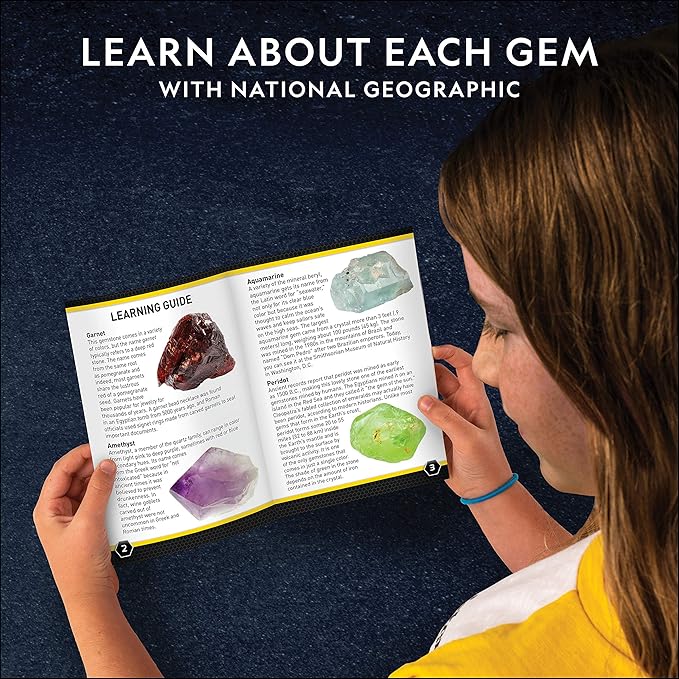 National Geographic Semi-Precious Gemstone Dig Kit for Kids