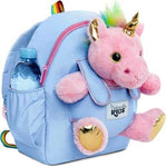 Naturally KIDS Toddler Unicorn Backpack with Plush Toy