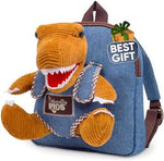 Naturally KIDS Toddler Unicorn Backpack with Plush Toy
