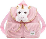 Naturally KIDS Toddler Unicorn Backpack with Plush Toy