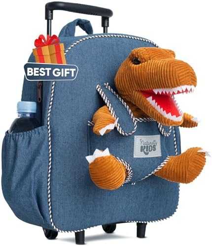 Naturally KIDS Toddler Unicorn Backpack with Plush Toy