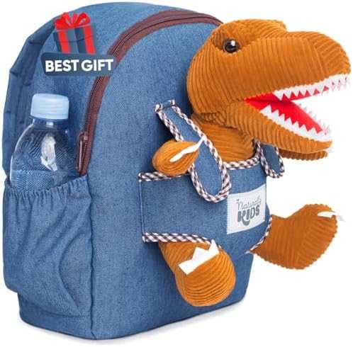 Naturally KIDS Toddler Unicorn Backpack with Plush Toy