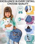 Naturally KIDS Toddler Unicorn Backpack with Plush Toy