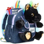 Naturally KIDS Toddler Unicorn Backpack with Plush Toy