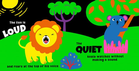 Animal Opposites Book - Bright Learning by Buddy & Barney