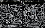 Space Neon Doodles - Scratch Art Fun by Buddy & Barney