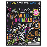 Wild Animals Neon Doodles - Scratch Art Fun by Buddy & Barney