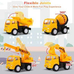 Nicmore 5-in-1 Construction Truck Carrier Toy