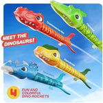 Ninja Blast Dinosaur Rocket Launcher Outdoor Toy