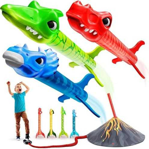 Ninja Blast Dinosaur Rocket Launcher Outdoor Toy