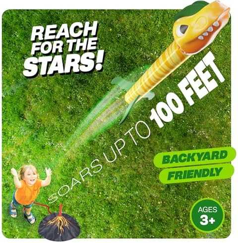 Ninja Blast Dinosaur Rocket Launcher Outdoor Toy