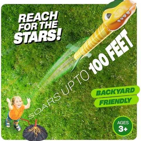 Ninja Blast Dinosaur Rocket Launcher Outdoor Toy