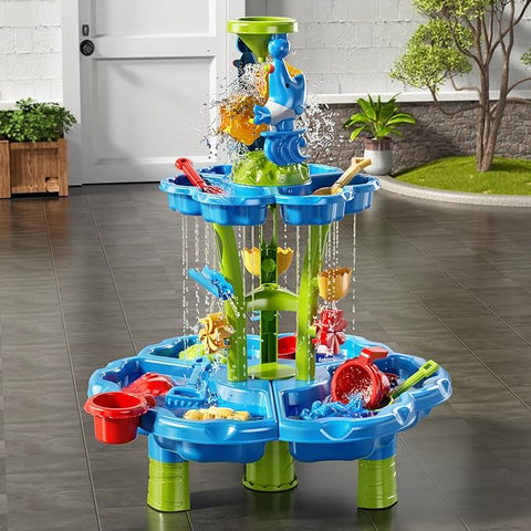 NIPLOOOW Water Table for Toddlers 3-5, Kids Sand Water Table