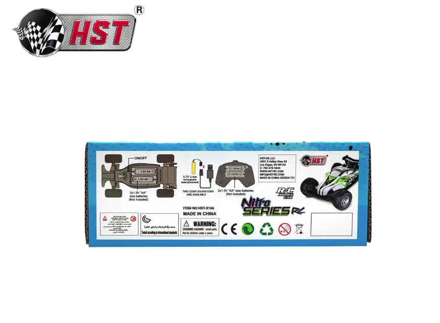 Nitro Series 1:28 RC - Pocket Rocket RC Racer Pro-Grade Handling