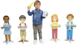 Janod One Day at School - 250-Piece Pretend Classroom Set