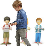 Janod One Day at School - 250-Piece Pretend Classroom Set