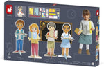 Janod One Day at School - 250-Piece Pretend Classroom Set