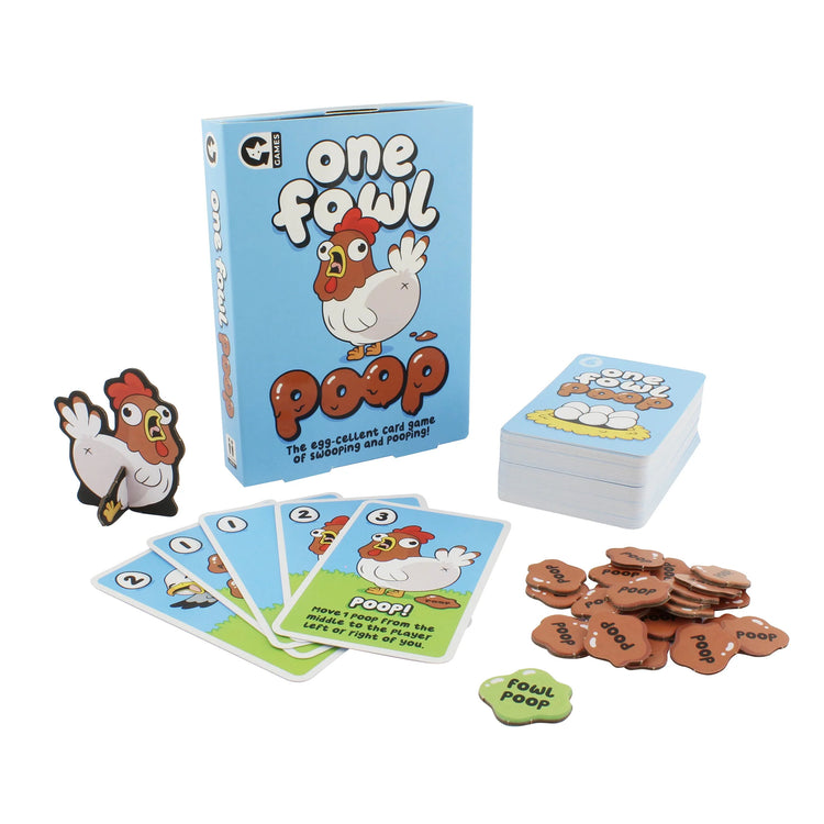 One Fowl Poop - Push-Your-Luck Egg Collecting Card Game