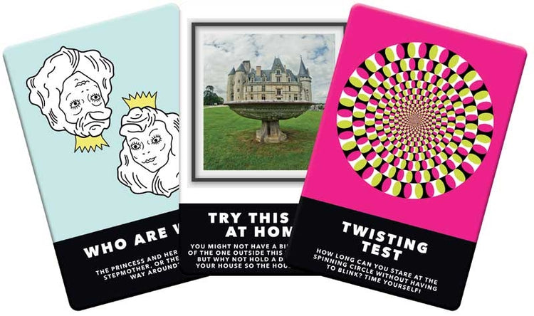 Optical Illusions - 50 Mind-Bending Visual Puzzle Cards