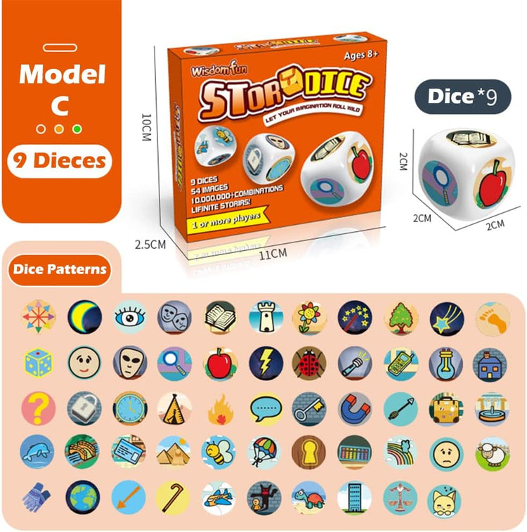 OPTSPTOY Story Dice Set