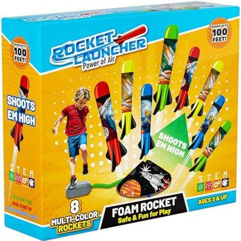 Otoseth Foam Rocket Launcher Set (8 Rockets)