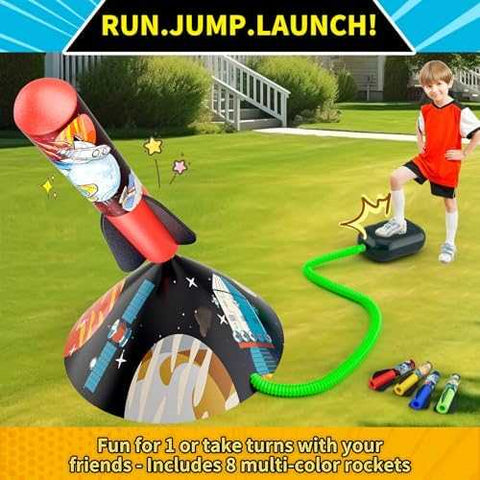 Otoseth Foam Rocket Launcher Set (8 Rockets)