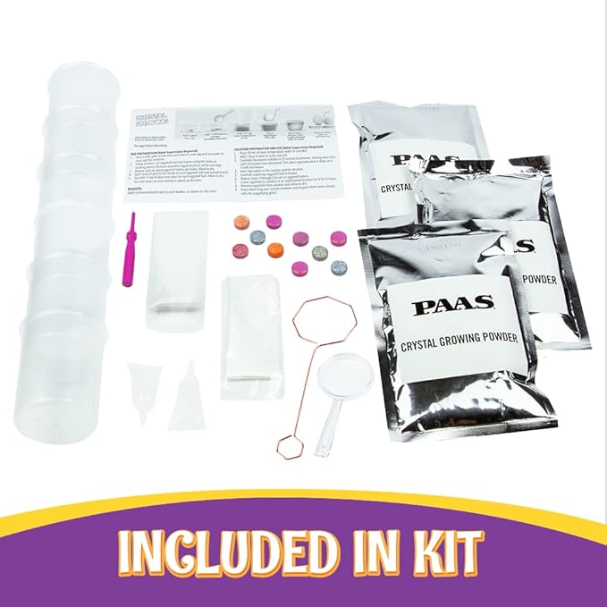 PAAS Eggsperiments Crystal Growing Egg Science Kit
