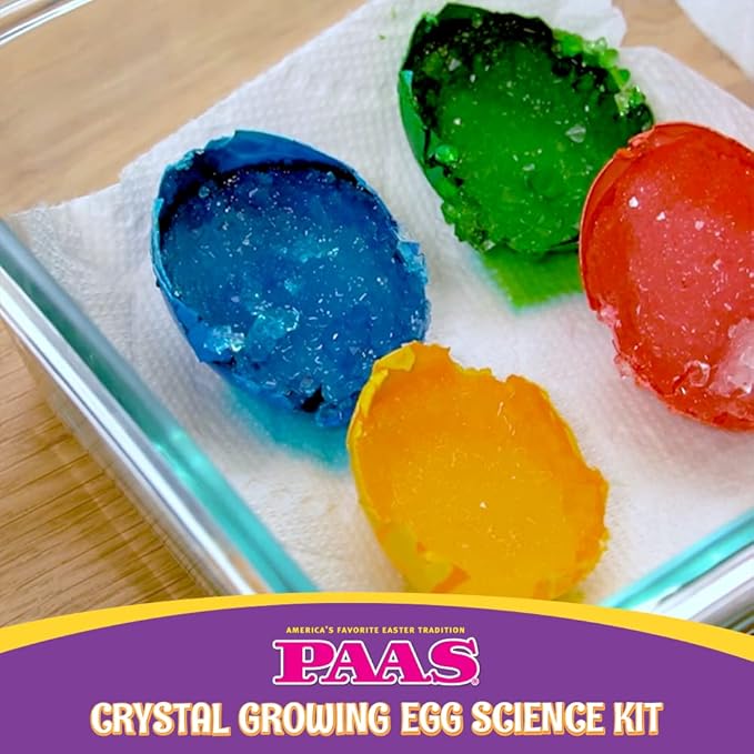 PAAS Eggsperiments Crystal Growing Egg Science Kit