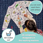 Color-In Mermaid Pajamas 4-7 years - Washable Pens - eatsleepdoodle