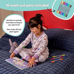 Color-In Mermaid Pajamas 4-7 years - Washable Pens - eatsleepdoodle