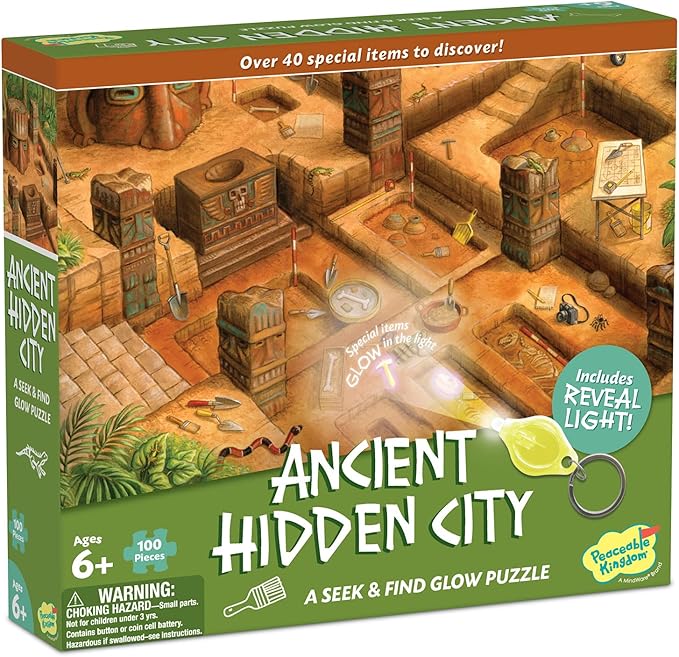 Peaceable Kingdom Ancient Hidden City Puzzle