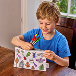 Color-In Woodland Pencil Case - Otters & Birds - eatsleepdoodle