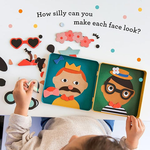 Petit Collage Funny Face Magnetic Travel Play Set