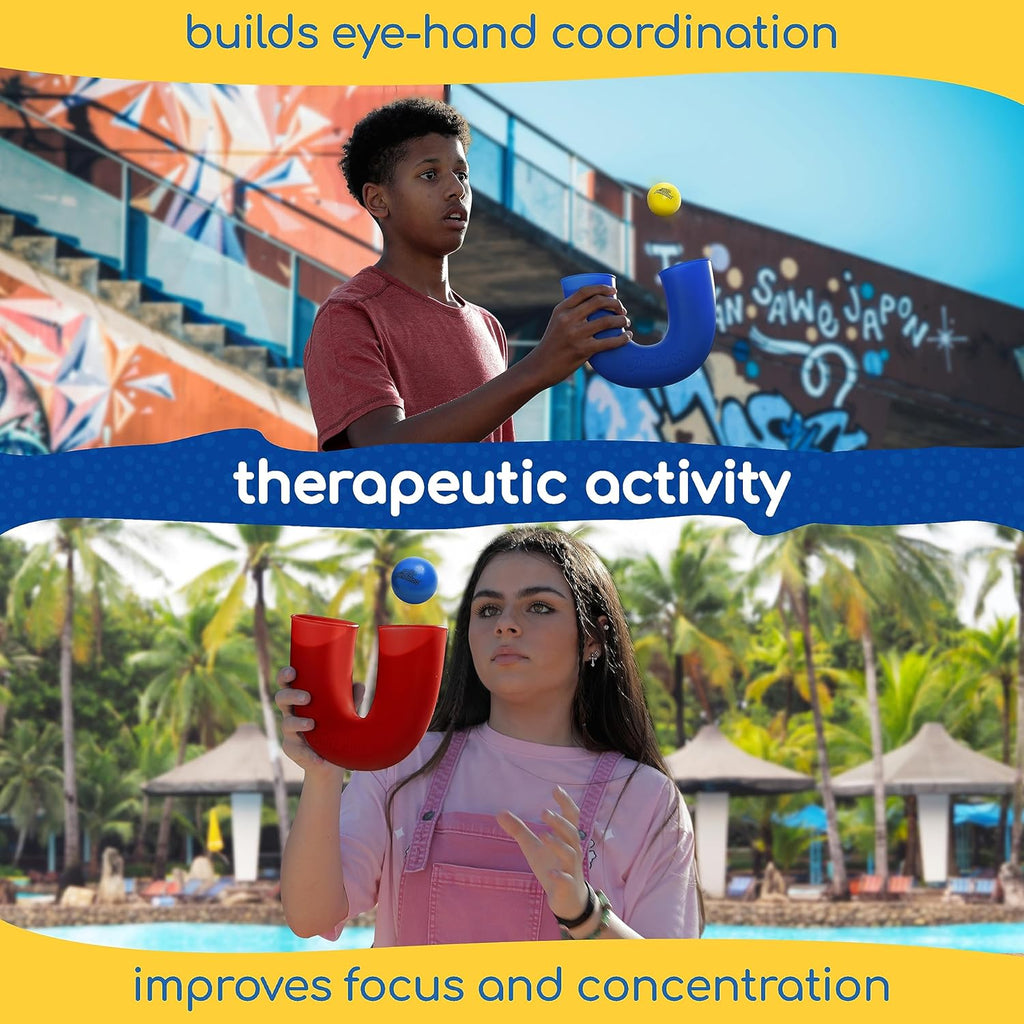 pindaloo Original Skill Game Toy with 2 Balls