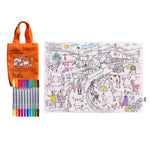 Color-In Farmyard Placemat to Go - 10 Pens - eatsleepdoodle