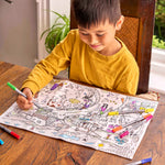 Color-In Farmyard Placemat to Go - 10 Pens - eatsleepdoodle