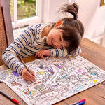 Color-In Farmyard Placemat to Go - 10 Pens - eatsleepdoodle