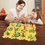 Dinosaur Puzzle Race Track Play Set with Car
