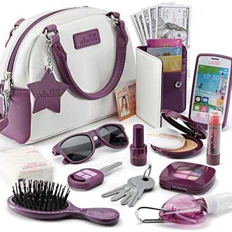 Girls Play Purse Pretend Play Accessories Set