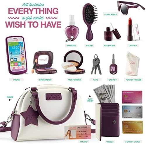 Girls Play Purse Pretend Play Accessories Set