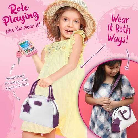 Girls Play Purse Pretend Play Accessories Set