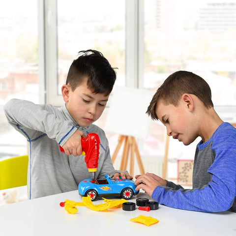 Play22 30 Pcs Take Apart Racing Car Toddler Toys Set