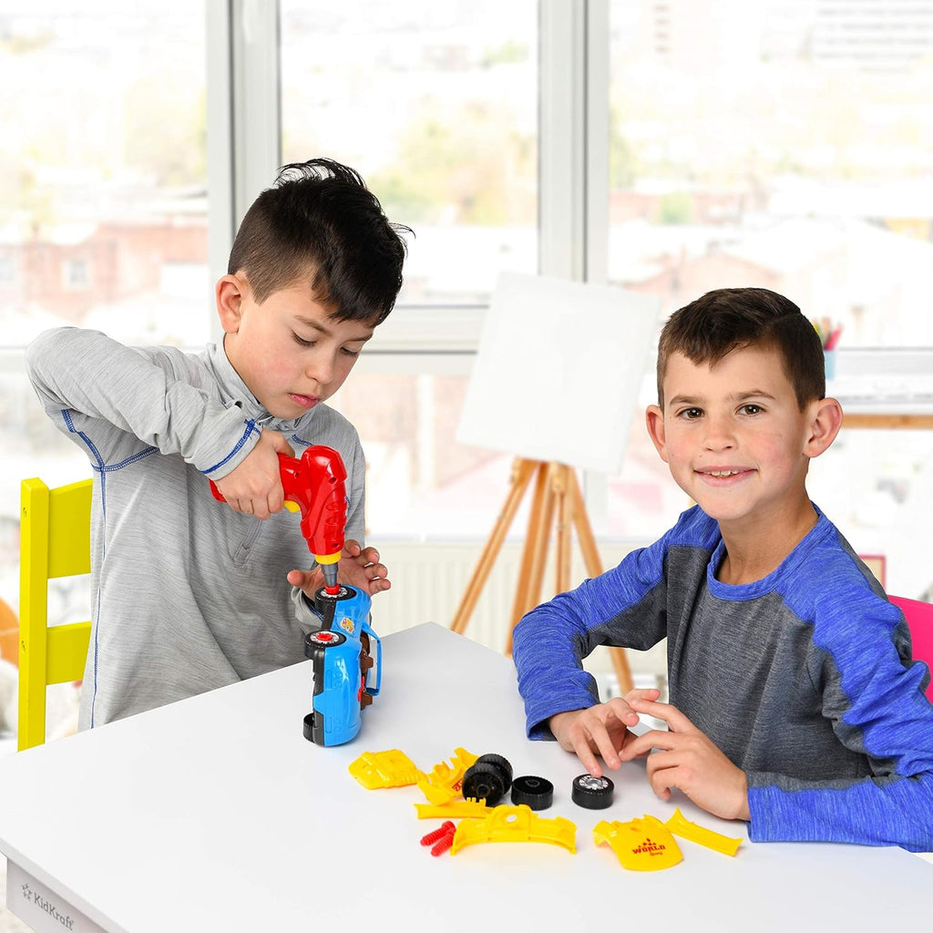 Play22 30 Pcs Take Apart Racing Car Toddler Toys Set
