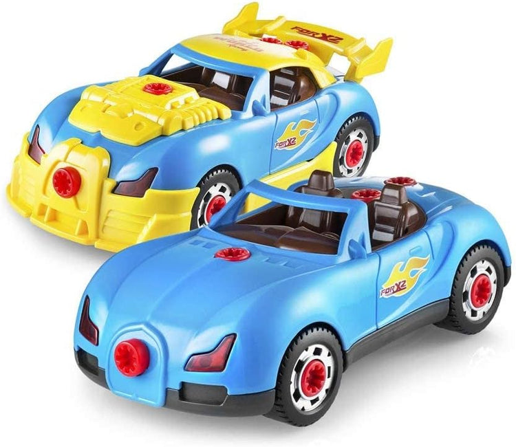 Play22 30 Pcs Take Apart Racing Car Toddler Toys Set