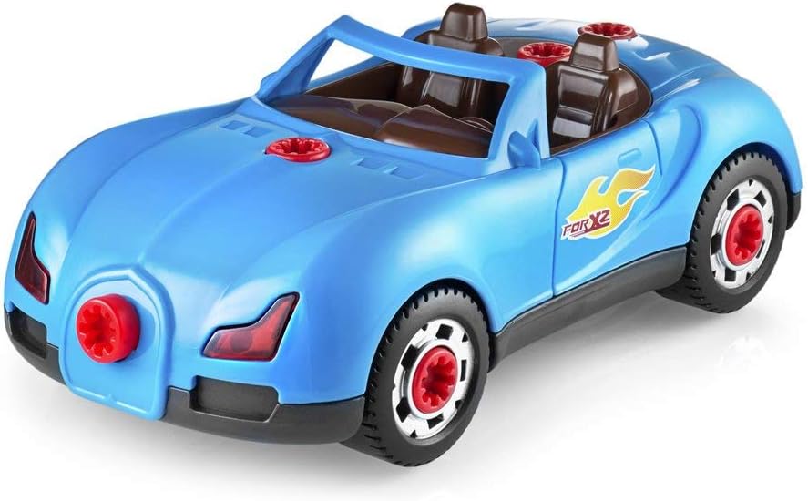 Play22 30 Pcs Take Apart Racing Car Toddler Toys Set