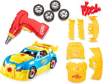 Play22 30 Pcs Take Apart Racing Car Toddler Toys Set