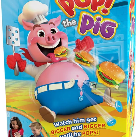 Pop The Pig (Bigger & Better) w/Greedy Granny Old Maid Card Game by Goliath